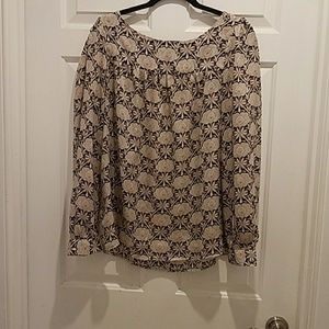 Ann taylor loft long sleeve blouse